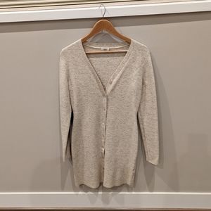 Aritzia Wilfred Sweater Dress Cream Tan